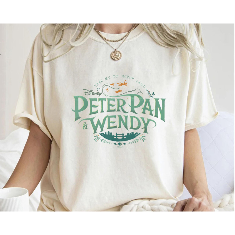 Retro Disney Peter Pan Wendy Take Me To Neverland Shirt  Disney T-shirt  Walt Disney World  Disneyland Trip Outfits  Funny Birthday Gift - 1.jpg