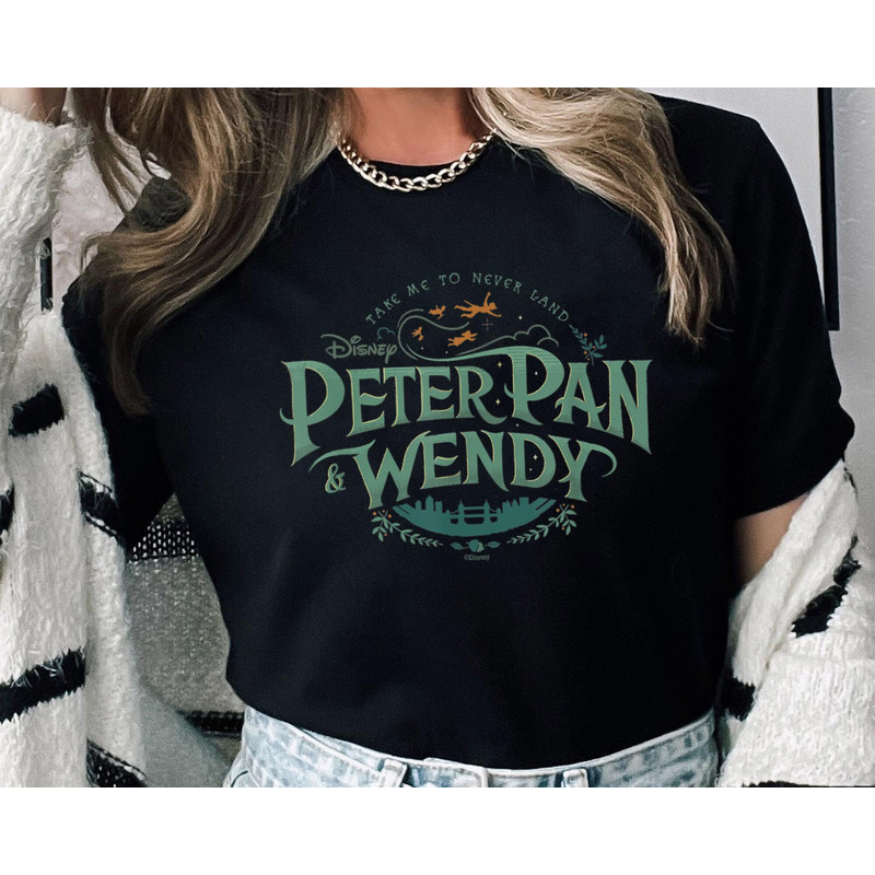 Retro Disney Peter Pan Wendy Take Me To Neverland Shirt  Disney T-shirt  Walt Disney World  Disneyland Trip Outfits  Funny Birthday Gift - 2.jpg