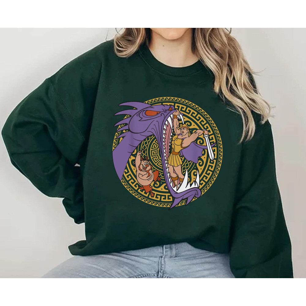 Retro Hercules And Phil Hydra Battle Shirt  Hercules Disney T-shirt  Walt Disney World  Disneyland Trip Outfits  Funny Birthday Gift - 5.jpg