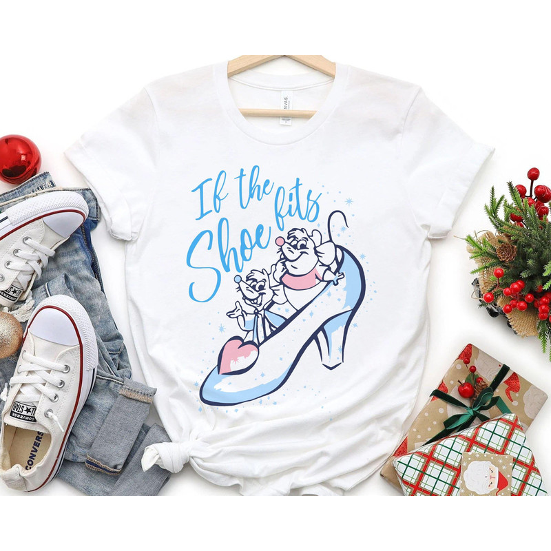 Retro Jaq and Gus If The Shoe Fits Shirt  Disney Cinderella Princess T-shirt  Walt Disney World Tee  Disneyland Family Vacation Trip - 2.jpg