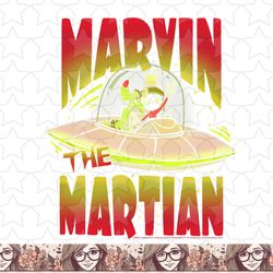 looney tunes marvin the martian space flight png, sublimation, digital download
