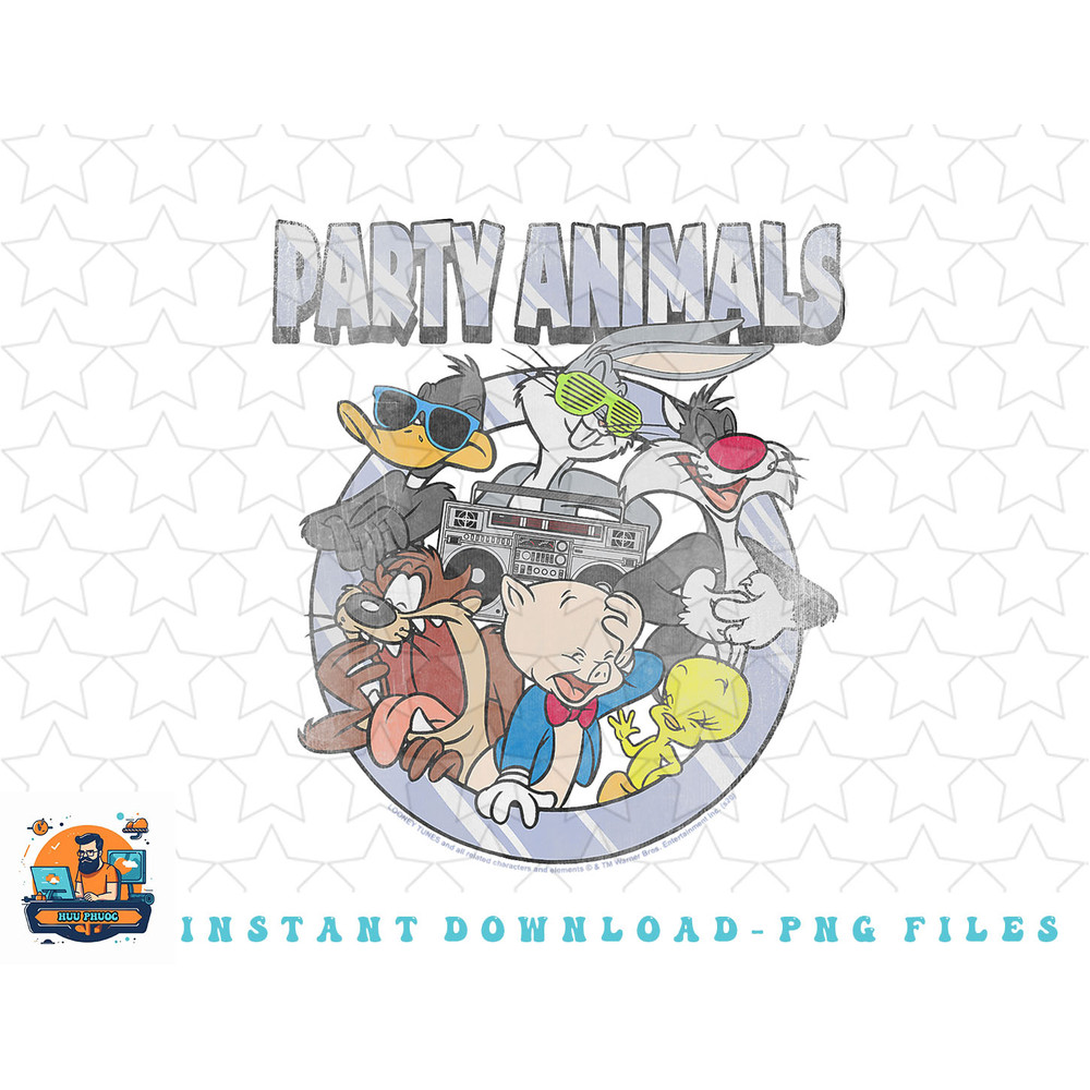 Looney Tunes Group Shot Party Animals png, sublimation, digital download.jpg
