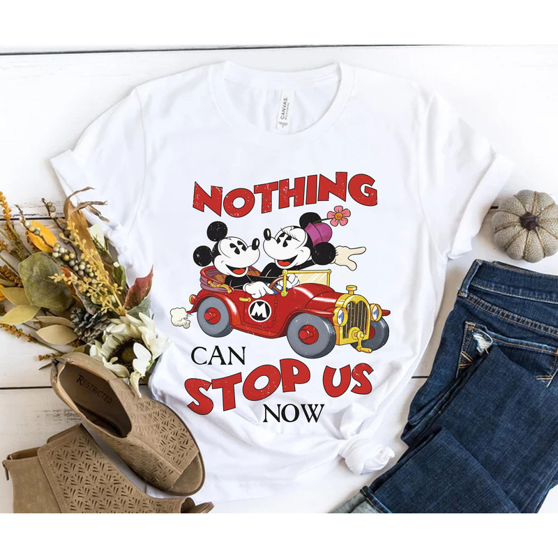 Retro Nothing Can Stop Us Now Mickey & Minnie's Runaway Railway T-shirt Funny Disney T-shirt Walt Disney World Disneyland Trip - 2.jpg