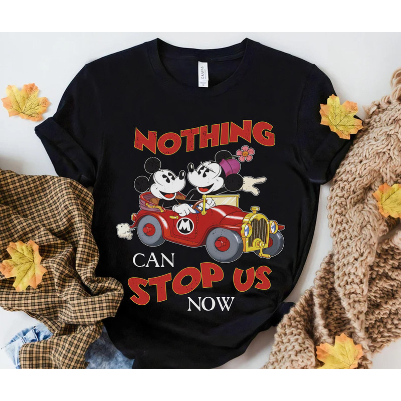 Retro Nothing Can Stop Us Now Mickey & Minnie's Runaway Railway T-shirt Funny Disney T-shirt Walt Disney World Disneyland Trip - 3.jpg