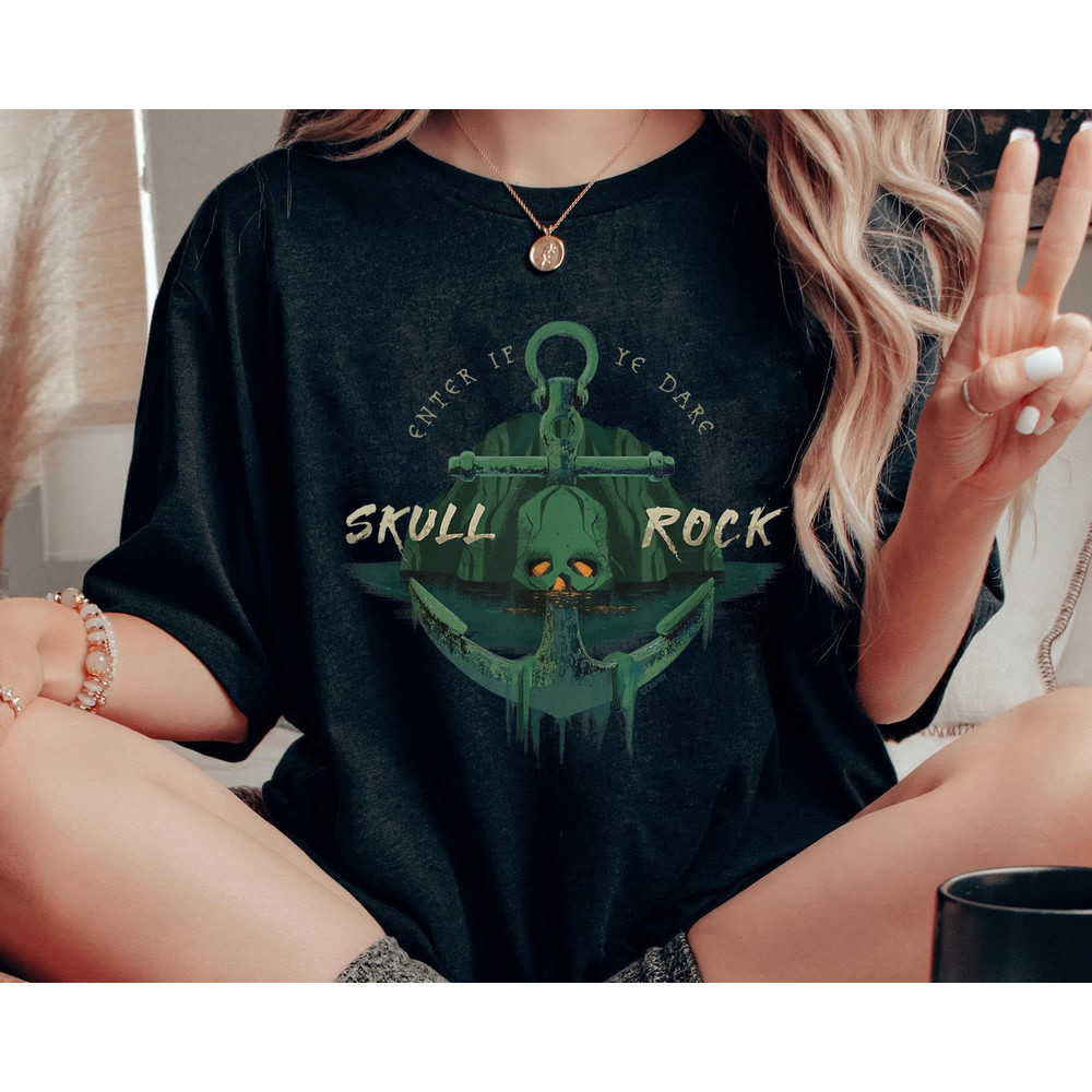 Retro Peter Pan & Wendy Skull Rock Enter If Ye Dare Shirt  Neverland Disney T-shirt  Walt Disney World Trip  Disneyland Outfits - 1.jpg