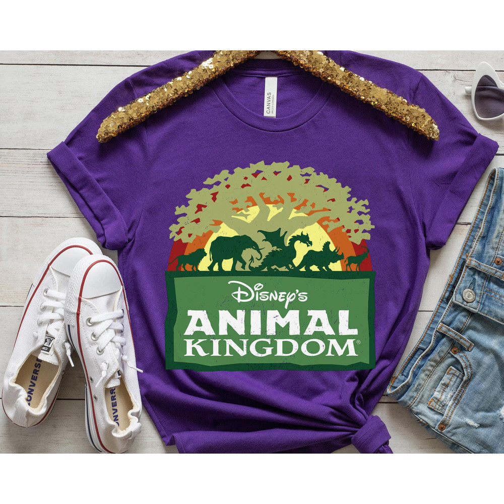 Retro Rainbow Animal Kingdom's Tree of Life Shirt  Disney Safari Tee  Walt Disney World T-shirt  Disneyland Parks Family 2023 Trip - 2.jpg