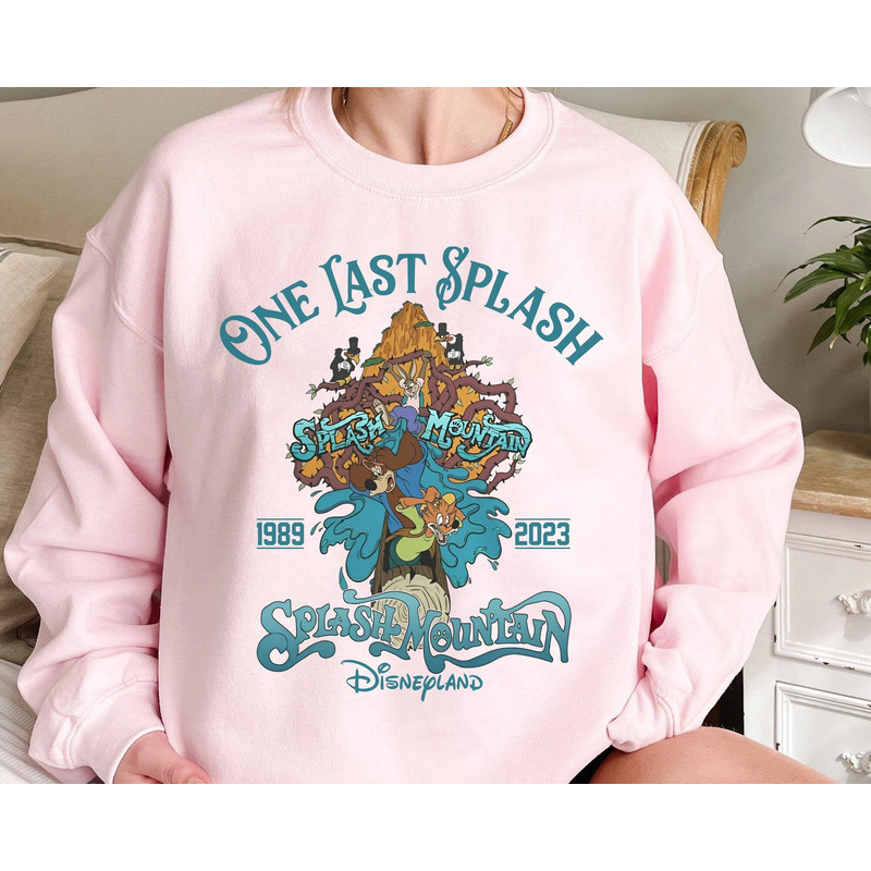 Splash Mountain One Last Splash 1989 2023 Shirt Disney Br'Er Rabbit Fox Bear T-shirt Magic Kingdom Park Disneyland Trip Outfits - 2.jpg