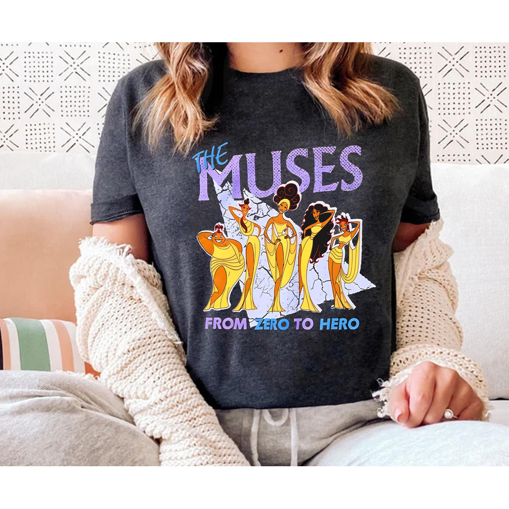The Muses Zero To Hero Shirt  Disney Hercules T-shirt  Walt Disney World  Disneyland Trip Outfits  Magic Kingdom  Disney Cute Gift - 1.jpg