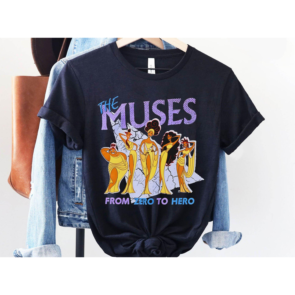 The Muses Zero To Hero Shirt  Disney Hercules T-shirt  Walt Disney World  Disneyland Trip Outfits  Magic Kingdom  Disney Cute Gift - 3.jpg