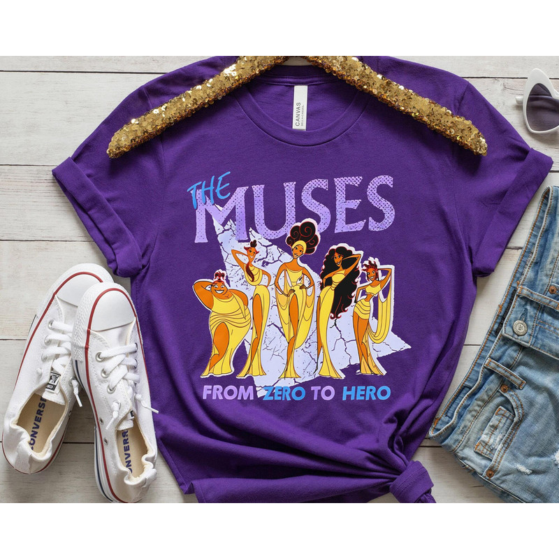 The Muses Zero To Hero Shirt  Disney Hercules T-shirt  Walt Disney World  Disneyland Trip Outfits  Magic Kingdom  Disney Cute Gift - 4.jpg