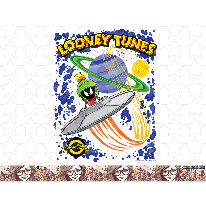Looney Tunes Marvin The Martian Thats All Folks png, sublimation, digital download .jpg