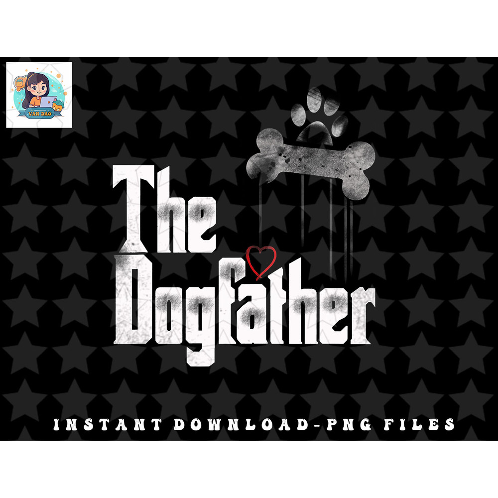 Mens The Dogfather Shirt Dad Dog png, sublimation, digital download, Funny Fathers Day Tee png, sublimation, digital download.jpg