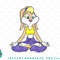 Looney Tunes Lola Bunny Yoga V2 png, sublimation, digital download.jpg