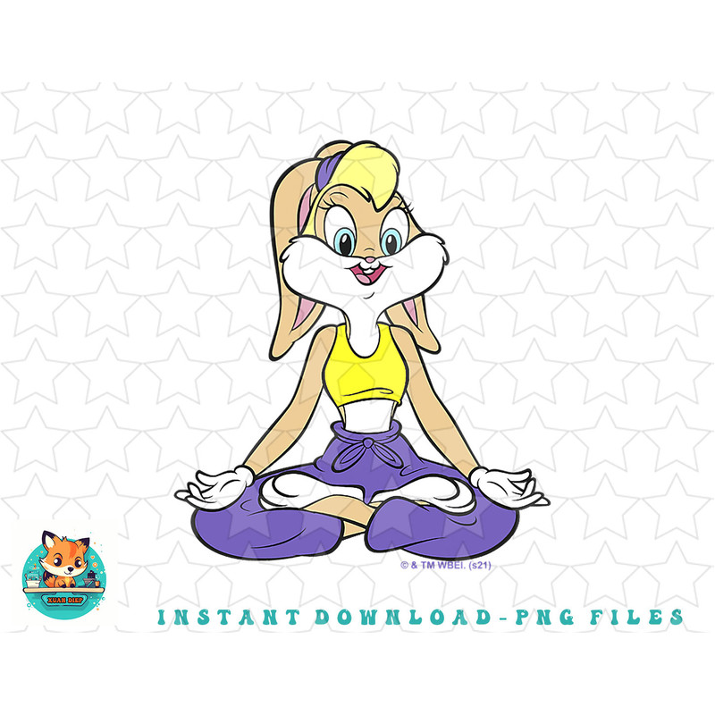 Looney Tunes Lola Bunny Yoga V2 png, sublimation, digital download.jpg