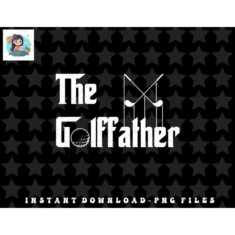 Mens The Golffather Golf Father Funny Golfing Fathers Day Tshirt copy.jpg
