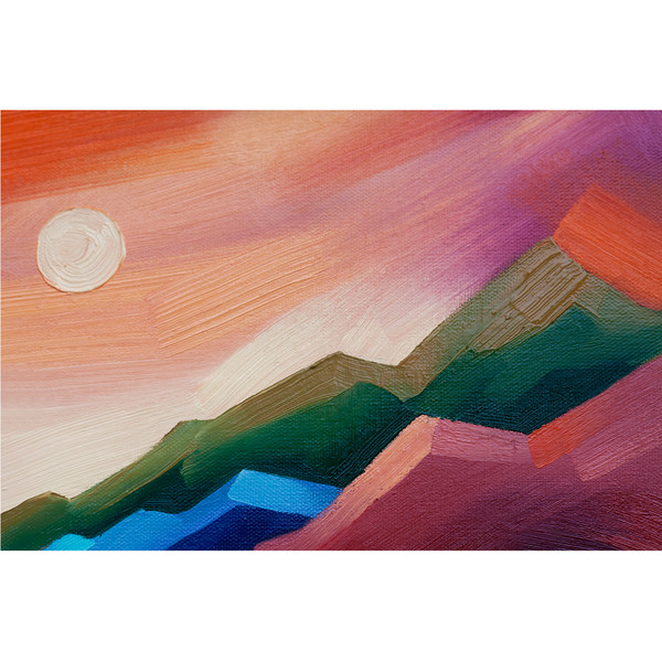 Wanderer  Painting Traveler Original Art Mountain Artwork Landscape Oil Canvas — копия (4).jpg