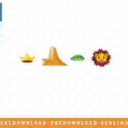 disney the lion king simba emoji code formula png, sublimation, digital download