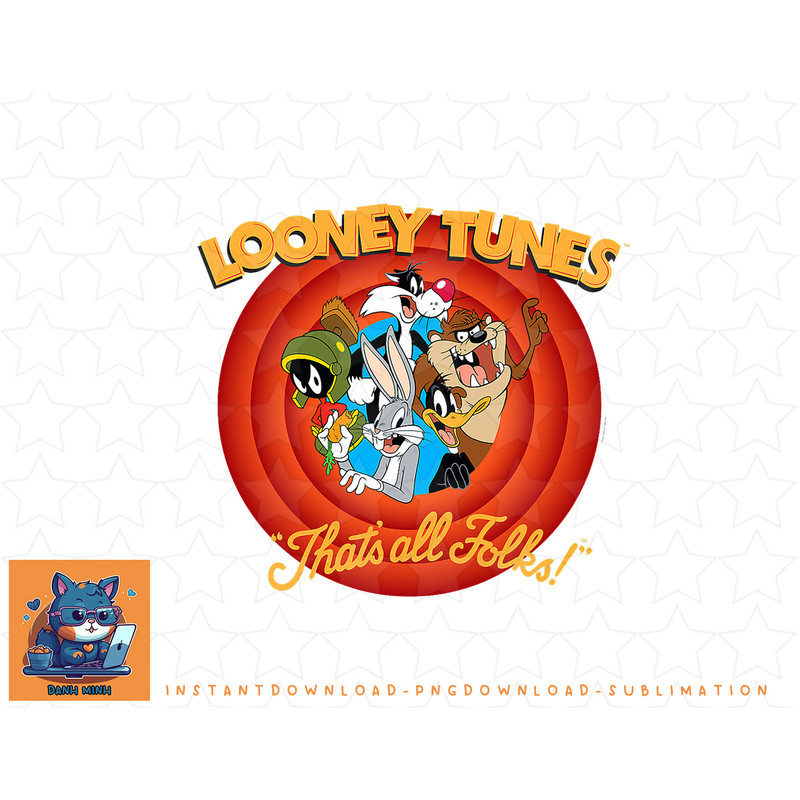 Looney Tunes Thats all Folks png, sublimation, digital download.jpg