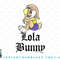 Looney Tunes Lola Bunny Centered Seated Pose png, sublimation, digital download.jpg
