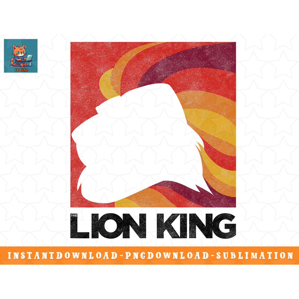 Disney The Lion King Simba Graphic Portrait png, sublimation, digital download.jpg