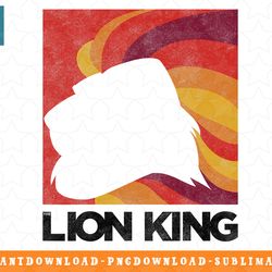 disney the lion king simba graphic portrait png, sublimation, digital download