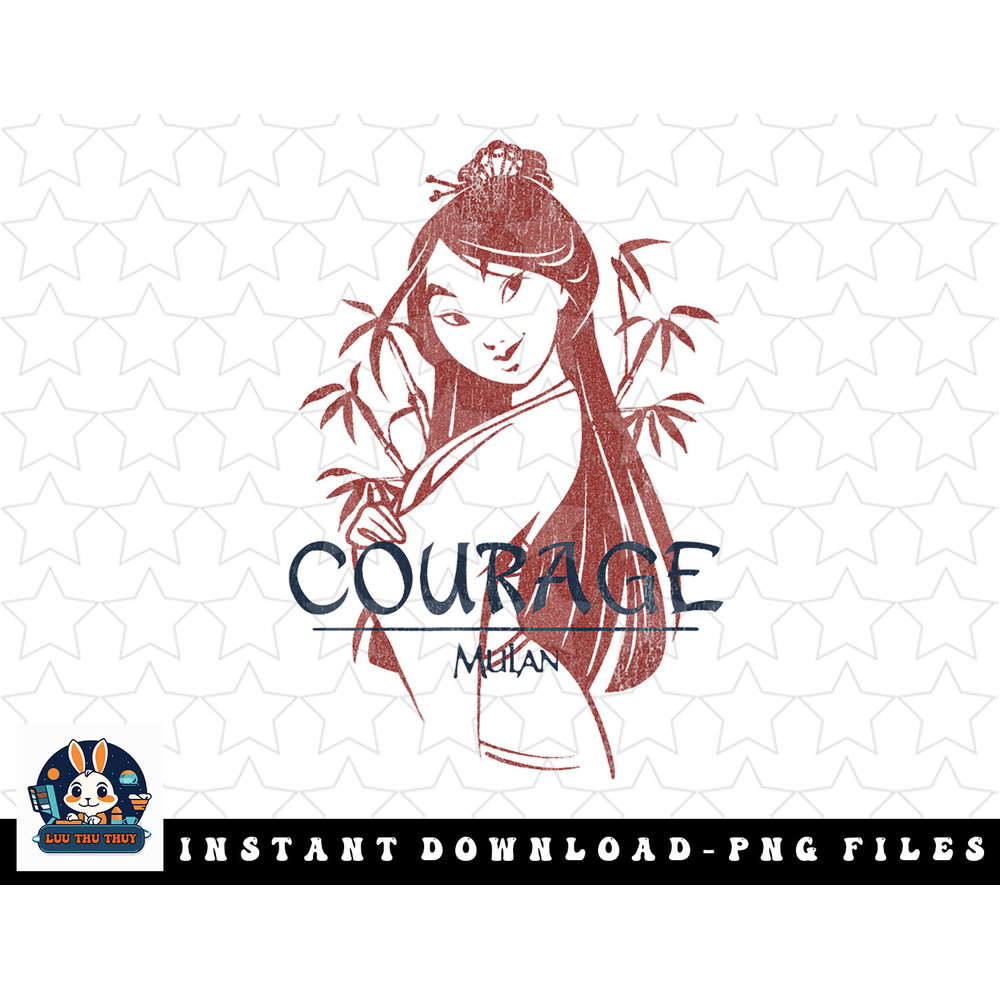 Disney Mulan Mulan Transparent Red Tone Courage png, sublimation, digital download.jpg