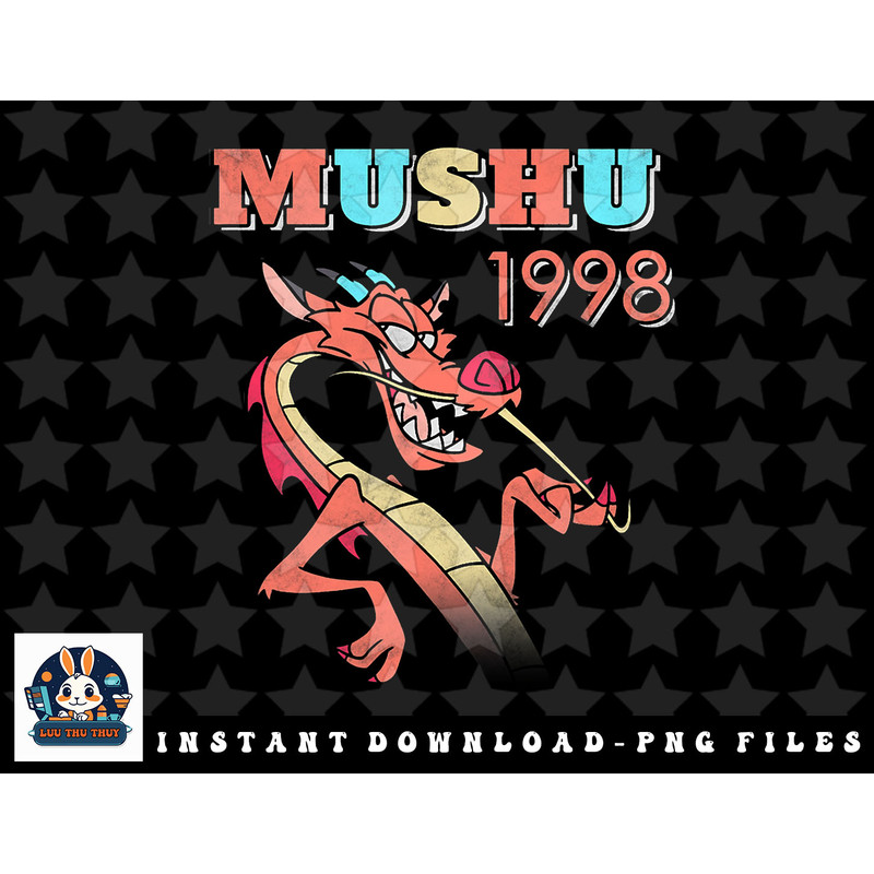Disney Mulan Mushu 1998 Cool Dragon png, sublimation, digital download.jpg