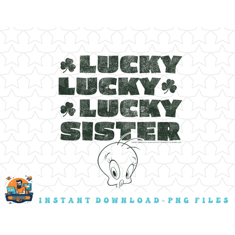 Looney Tunes Lucky Looney Sister png, sublimation, digital download.jpg