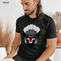 native american headdress t-shirt | live wild and free tee | war bonnet tee | free spirit tee | native tee | valentines