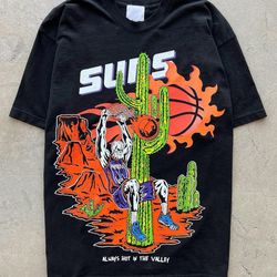 warren lotas   always hot in the valley   phoenix suns t shirt   nba suns in 4 shirt,