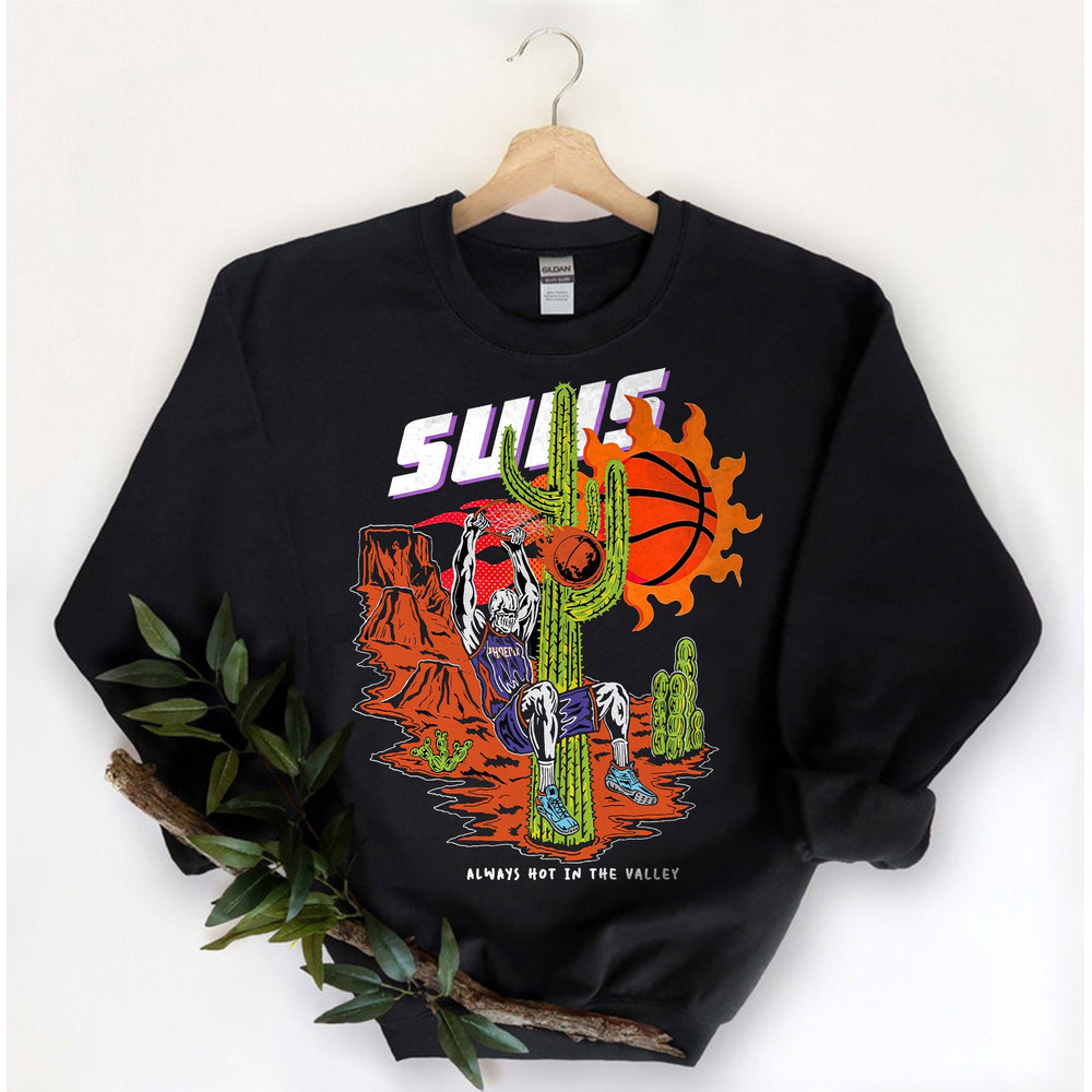 Warren Lotas  Always Hot in the Valley  Phoenix Suns T-shirt  NBA Suns in 4 shirt,  Basketball Shirt, Youth , Devin booker shirt - UNISEX - 3.jpg