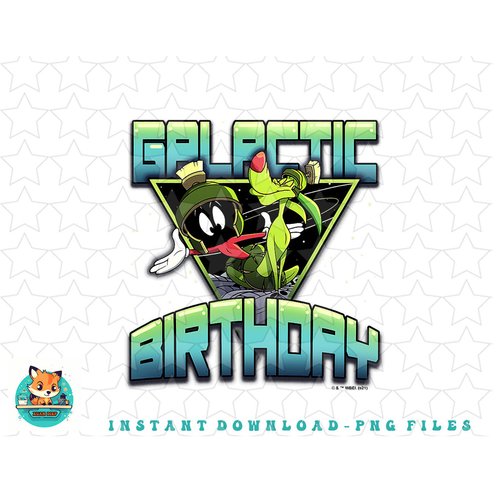 Looney Tunes Marvin The Martian Galactic Birthday png, sublimation, digital download.jpg
