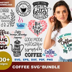 300 coffee bundle svg, trending svg, coffee svg