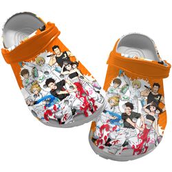 anime sandals, fire force crocs, fire force clog shoes unisex, anime crocs, fire force, manga crocs, manga sandals