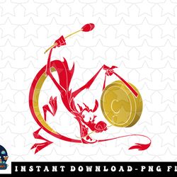 disney mulan mushu and gong png, sublimation, digital download png, sublimation, digital download