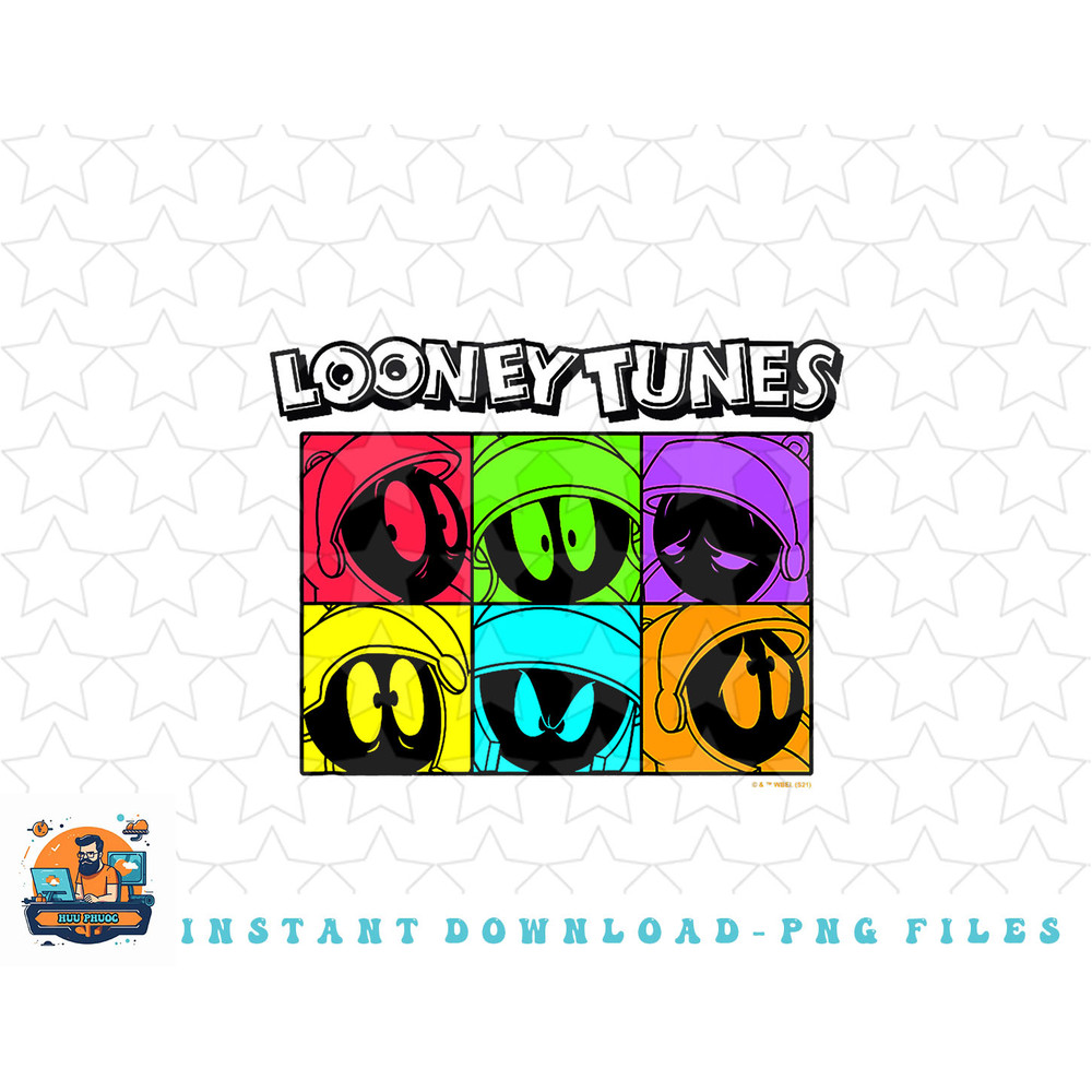 Looney Tunes Marvin The Martian Expressions Grid png, sublimation, digital download.jpg