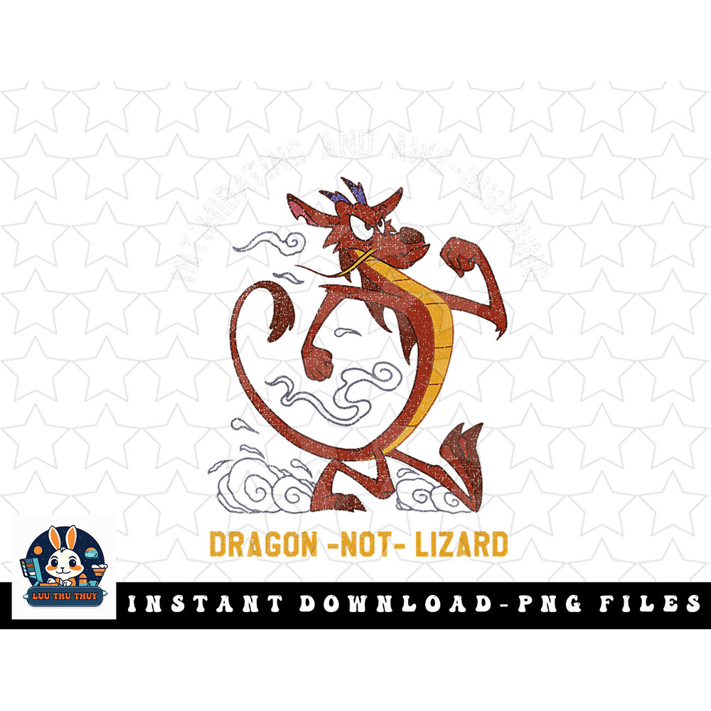 Disney Mulan Mushu Awe-Inspiring Dragon Not Lizard png, sublimation, digital download.jpg