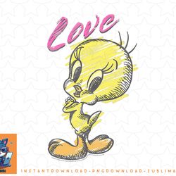 looney tunes tweety bird love sketch png, sublimation, digital download