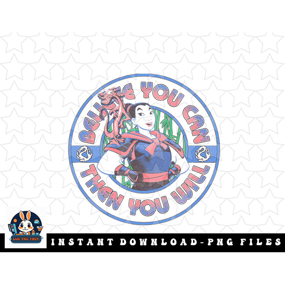 Disney Mulan Mushu Believe You Can Then You Will png, sublimation, digital download.jpg
