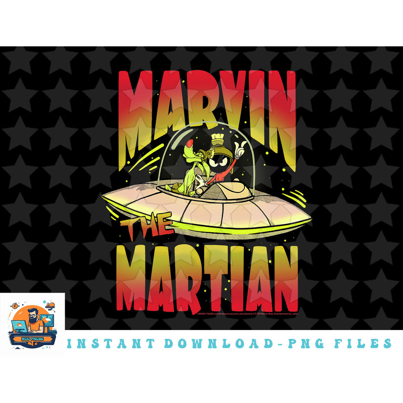 Looney Tunes Marvin The Martian In Space png, sublimation, digital download.jpg