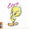 Looney Tunes Tweety Bird Love Sketch png, sublimation, digital download.jpg