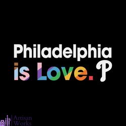 philadelphia phillies is love city pride svg mlb pride svg file