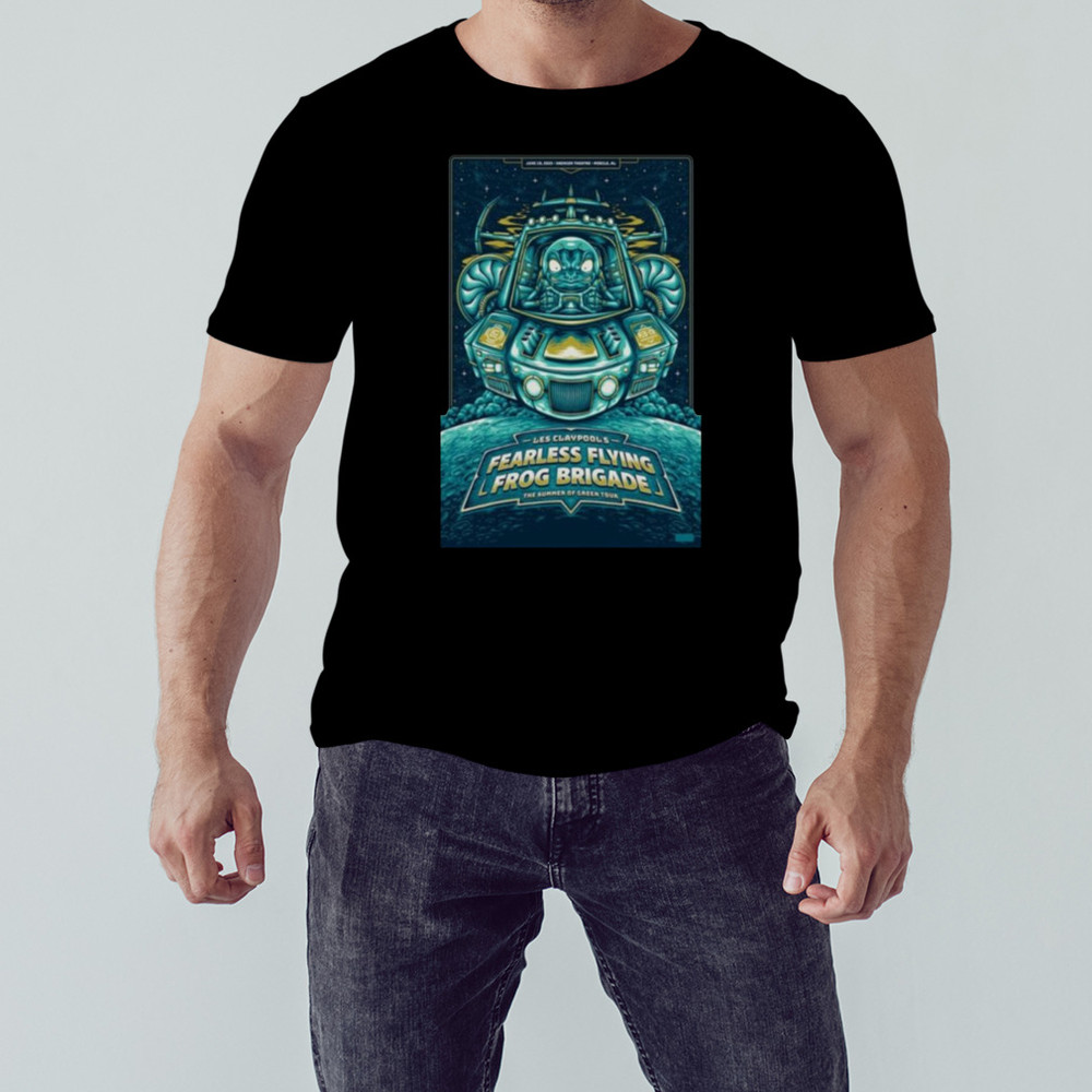 Les Claypool's Fearless Flying Frog Brigade Mobile AL Saenger Theatre Shirt, Shirt For Men Women, Graphic Design
