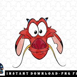 disney mulan mushu big face png, sublimation, digital download
