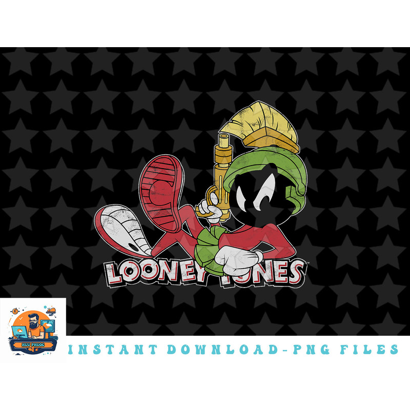 Looney Tunes Marvin The Martian Logo png, sublimation, digital download.jpg