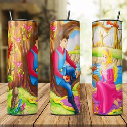 princess 20oz skinny tumbler wrap png, princess png, princess tumbler png, princess png, princess disney, aurora princes