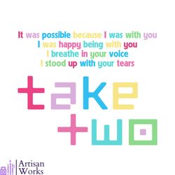 take two lyrics svg festa bangtan svg graphic design file