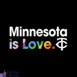 minnesota twins is love city pride svg mlb pride svg cricut file