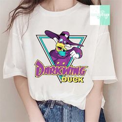 disney ducktales darkwing duck comfort colors t-shirt, magic kingdom trip unisex t-shirt family birthday gift adult kid