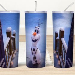 frozen fever balloons tumbler, frozen tumbler, frozen skinny tumbler